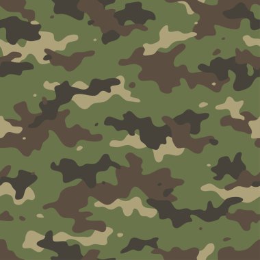 Kamuflaj seamless modeli. Son moda stil camo, tekrar Yazdır. Vektör çizim.