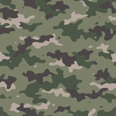 Kamuflaj seamless modeli. Son moda stil camo, tekrar Yazdır. Vektör çizim.