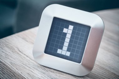 Dijital takvim, termostat veya Zamanlayıcı üzerinde 1 numaralı