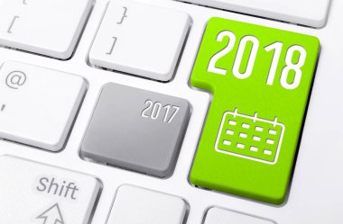 Makroyu bir klavye tuşları 2018 ve 2017