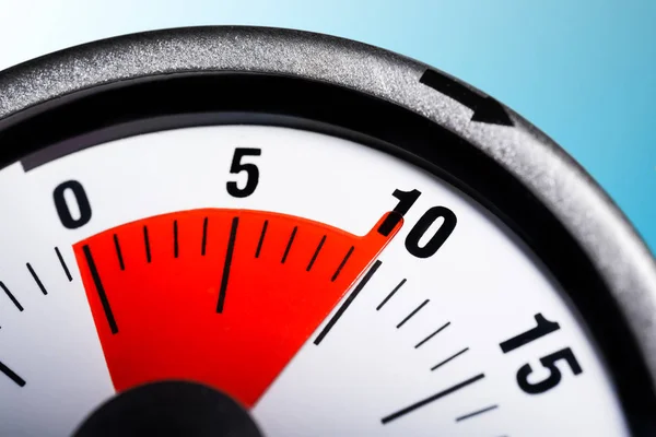 Makro bir mutfak yumurta saati - 10 dakika