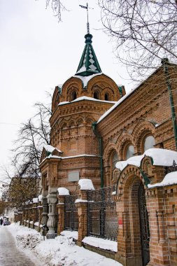 Rusya. Ekaterinburg. Güzel bir şehir manzarası. Manor Zheleznov. Kentin ikonik yer .