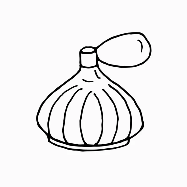 Icono Perfume Delgada Línea Para Web Móvil Diseño Plano Minimalista — Archivo Imágenes Vectoriales