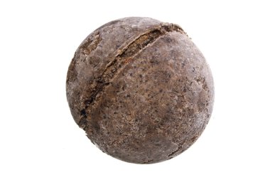 beyaz arkaplanda izole edilmiş tohum atığı