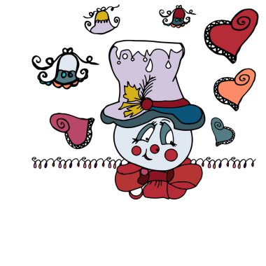 Bir yazıt yer ile Noel clipart.