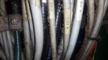 Teknolojik işlem kontrolü için kablolama ve değiştirme ekipmanları