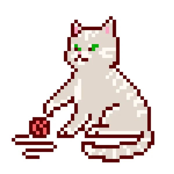 Vetores de Cabeça De Gato Pixel Art Vetor 8 Bit Jogo Personagem Animal  Isolado Em Fundo Branco Gatinho Gatinho Gatinho Animal De Estimação Para  Jogos E Sites Personagem De Jogo De Vídeopc