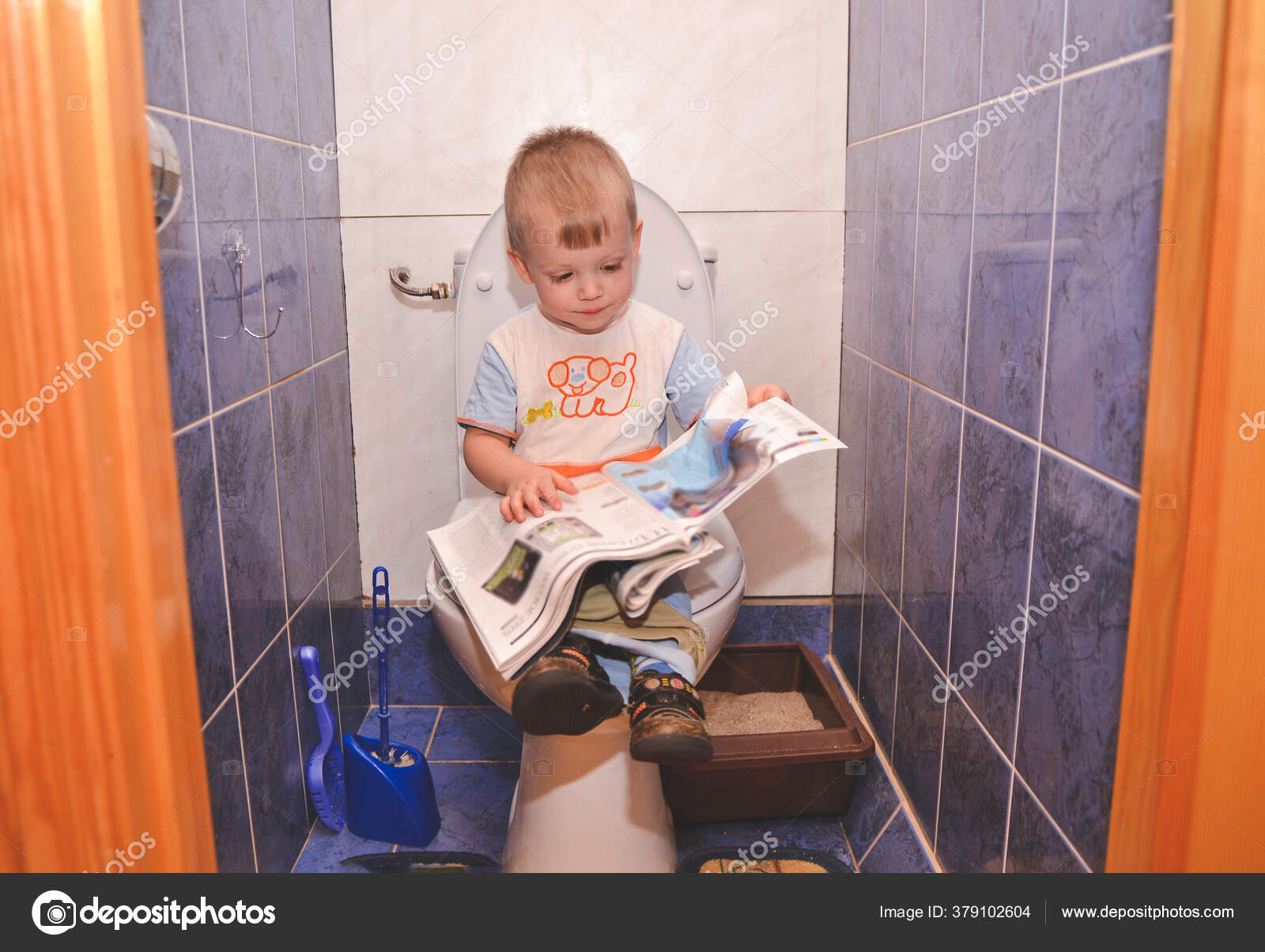Small Funny Child Boy Reading Newspaper Toilet Boy Open Magazine Stock Photo by ©1ira1 379102604 Small Funny Child Boy Reading Newspaper Toilet Boy Open Magazine Stock Photo by ©1ira1 379102604