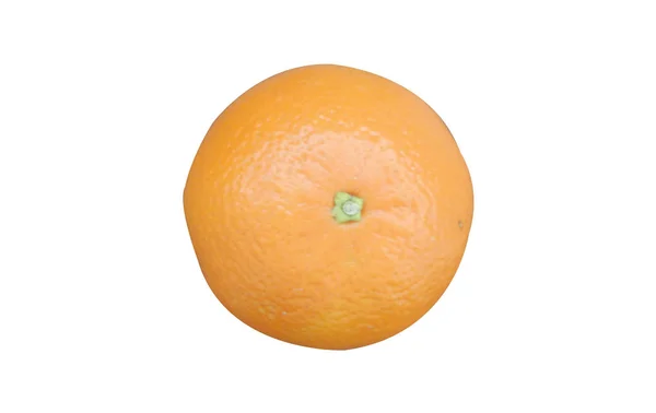 Свіжі Апельсинові Фрукти Ізольовані Білому Тлі — стокове фото