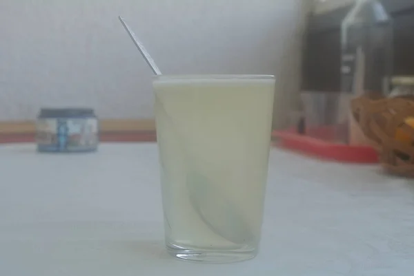 Glas Frische Limonade — Stockfoto