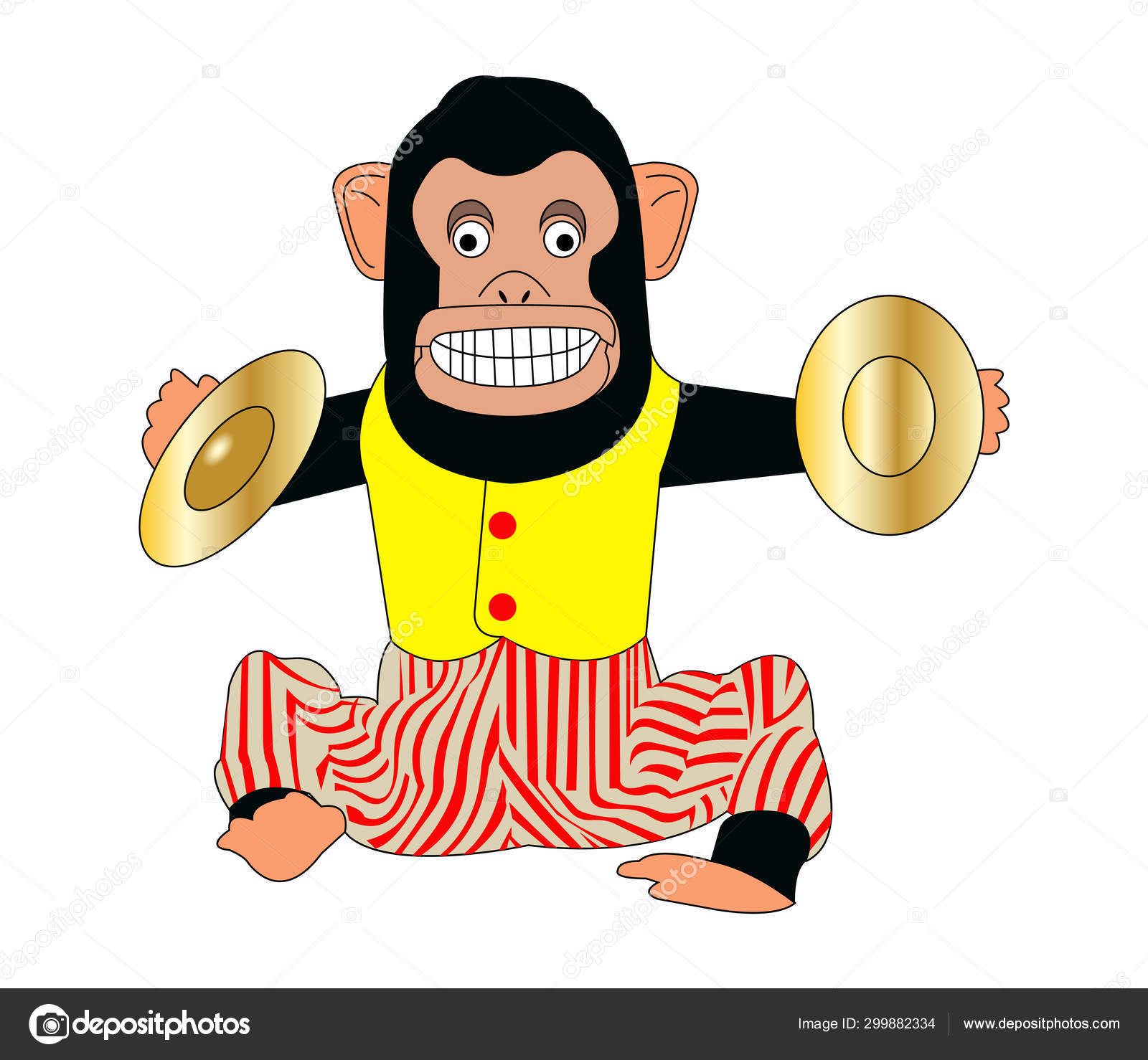 chimp with cymbals