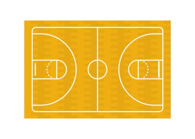 beyaz basetball mahkeme