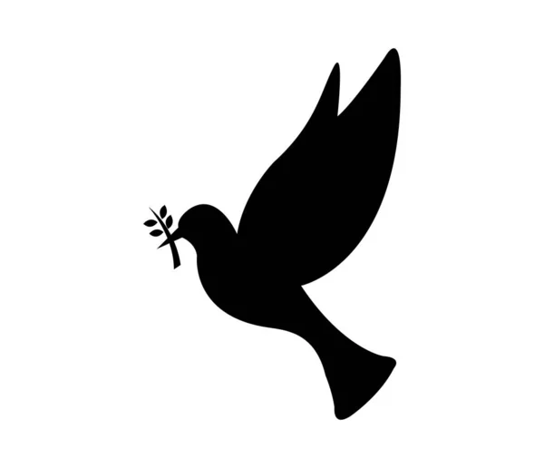 Dove Peace White — Stock Vector