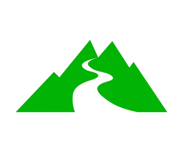 Logo Vallée Verte Sur Blanc — Image vectorielle