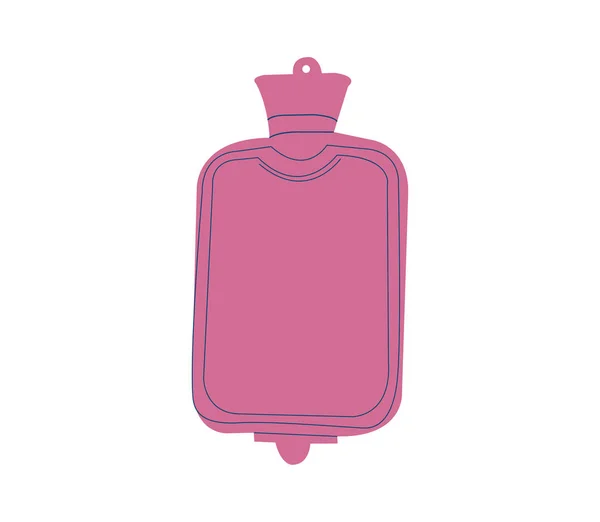 Roze Water Tas Wit — Stockvector