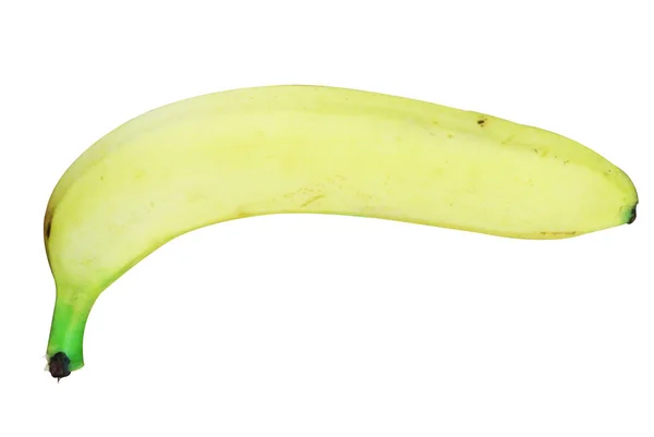 Yellow Banana White — Stock Photo, Image