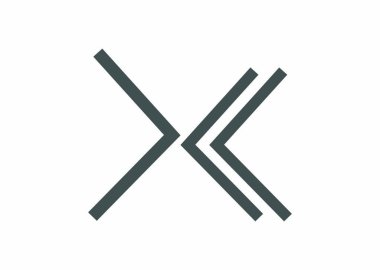 Beyaz üzerinde soyut şekiller