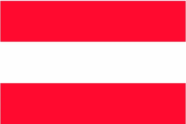 Vlag Van Oostenrijk Achtergrond — Stockvector