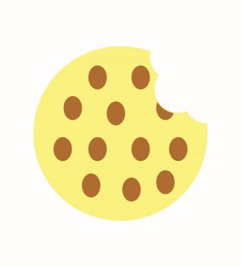 beyaz kurabiye ısırık