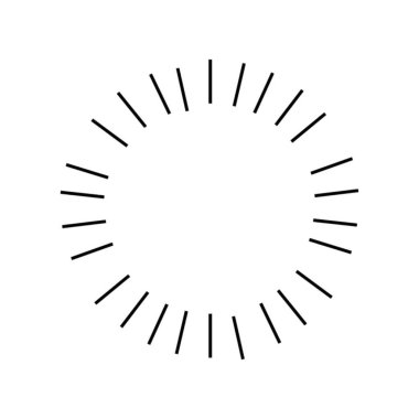 Beyaz üzerinde parlaklık simgesi