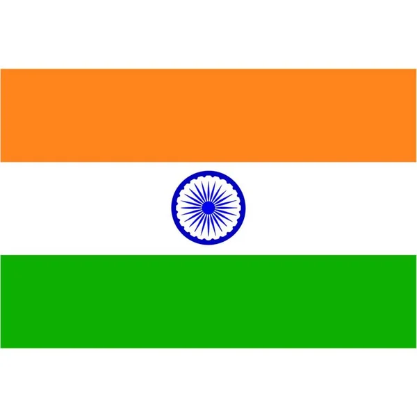 Bandera India Telón Fondo — Vector de stock