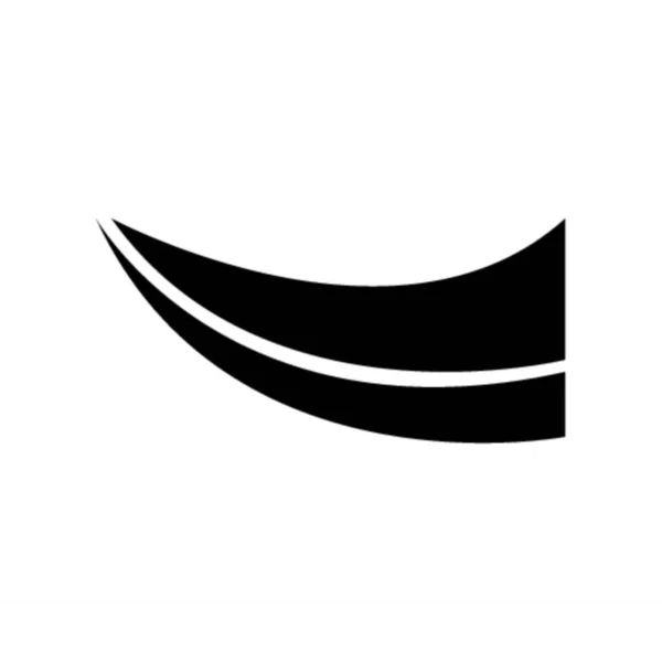 Icône Swoosh Rapide Sur Blanc — Image vectorielle