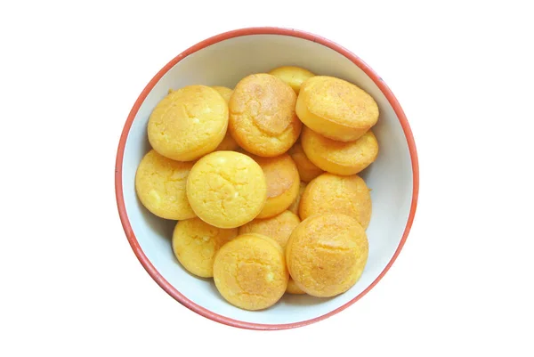 Muffins Uma Tigela — Fotografia de Stock