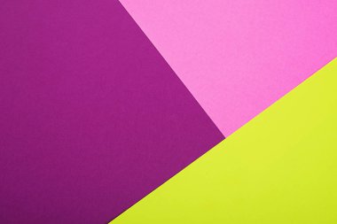 Soyut geometrik Festival arka plan. Mor, pembe ve sarı trend renkleri 2019,