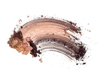 Beyaz arka plan üzerinde izole kırık renk Far paleti. Projeniz için hazır hazırlama. Yatay, kopya alanı.