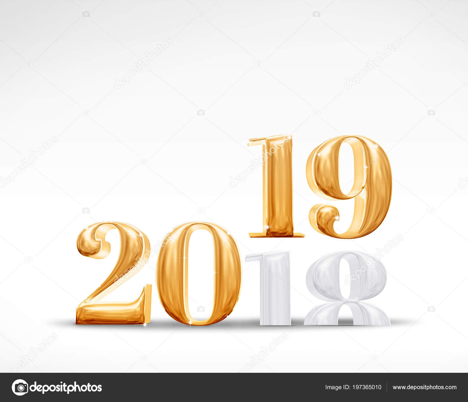 18 Change 19 New Year Golden Number Rendering White Studio Stock Photo By C Weedezign 18 Change 19 New Year Golden Number Rendering White Studio Stock Photo By C Weedezign