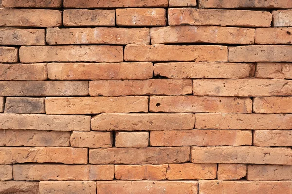 Grunge Orange Brick Wall Texture Background Outdoor Wall — Stock Photo, Image