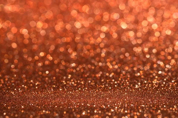 Abstract Red Copper Sparkling Glitter Wall Floor Perspective Background Studio — Stock Photo, Image