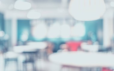 Modern kafe restoran tablonun arka plan bulanık bulanıklık bokeh light.leisure yaşam tarzı ile arka plan