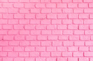 Pastel pembe sipariş tuğla duvar doku arka plan, l için fon