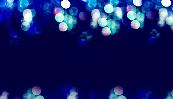 Blur blue green abstract bokeh light background banner,Backdrop — Stock Photo, Image