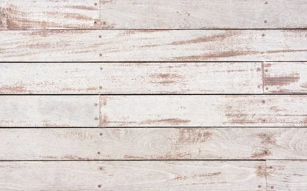 Old peel off wood plank brown paint surface texture background,n — Stock Photo, Image