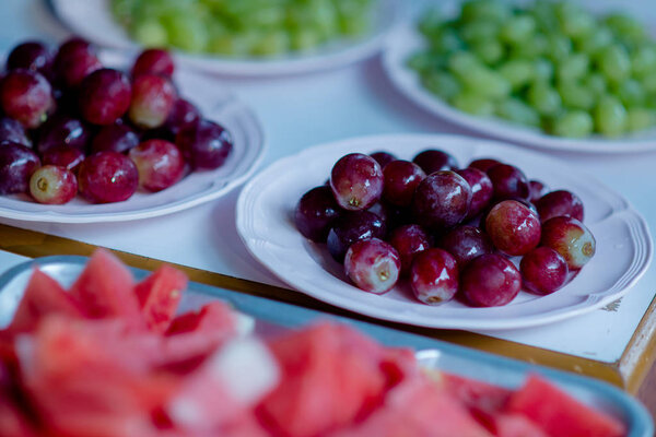 fresh fruit on table