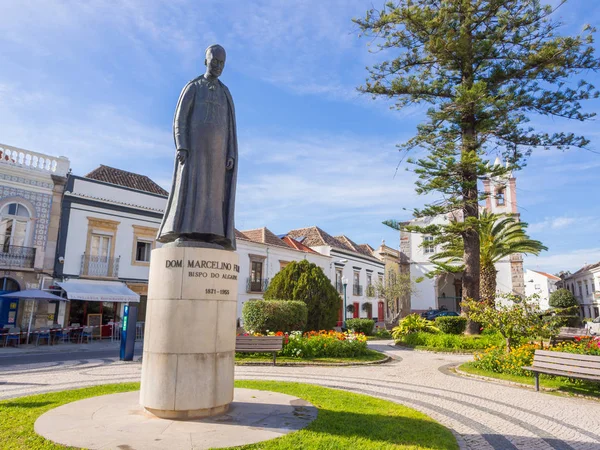 Tavira Portugal Marzo 2018 Estatura Dom Marcelino Franco Obispo Del — Foto de Stock