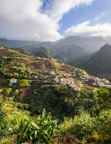 Casas Paisajes Isla Madeira Portugal —  Fotos de Stock