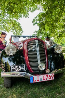 Prague, Çek Cumhuriyeti, 5.26.2018, koda popüler 1100 Ohv 