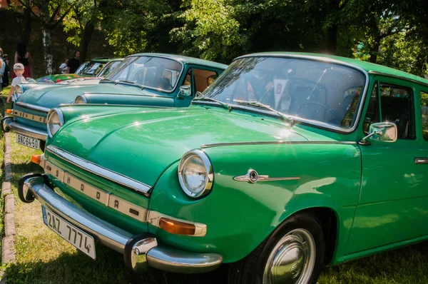 Prague, Çek Cumhuriyeti, 5.26.2018, koda popüler 1100 Ohv 