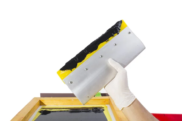 Serigrafi Baskı metal tekerlek siyah mürekkep ile