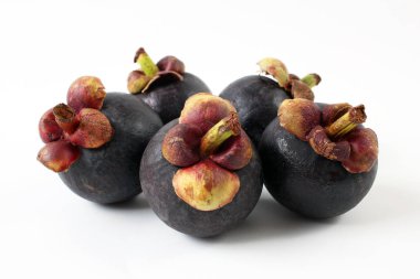 Lezzetli ıslak mangosteen açık