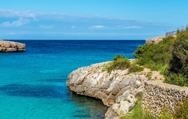 Lato Wakacje Mallorca Widokiem Morze Błękitne Niebo — Zdjęcie stockowe