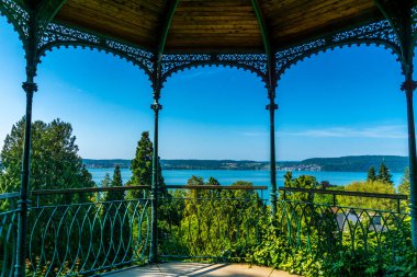 yaz tatili göl Constance panoramik görünümü