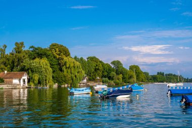 Tekneler ile yaz aylarında Radolfzell Lakeside