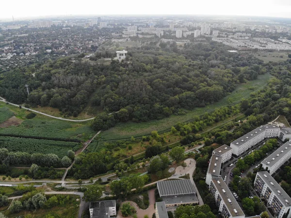 Letecký Pohled Marzahn — Stock fotografie