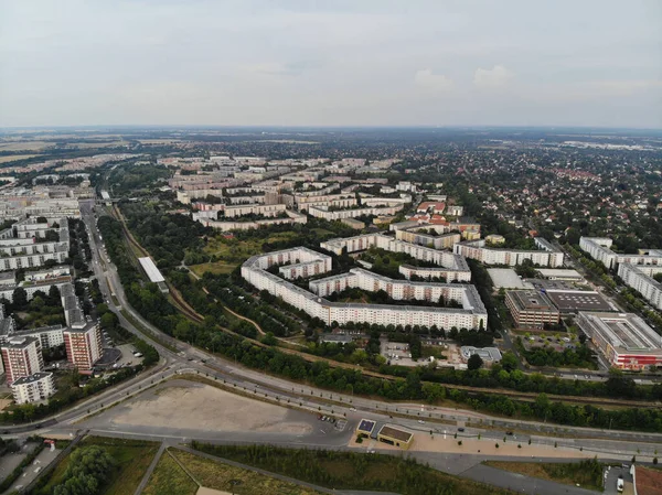 Αεροφωτογραφία Του Marzahn — Φωτογραφία Αρχείου