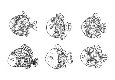 grafik balık, vektör