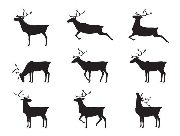 Graficzny jelenie, wektor — Wektor stockowy